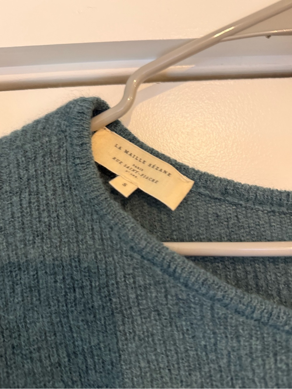 Sezane S gaspard cardigan sage green Button-Front Sweater Cardigan - Picture 5 of 6